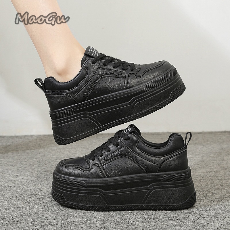 Wedge Espadrille Women - Sepatu Sneakers Putih Platform Penambah Tinggi