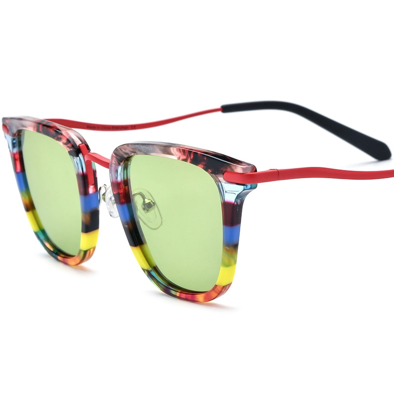 Sunglasses Cat Eye - Kacamata Hitam Tebal Berbahan Asetat Wanita