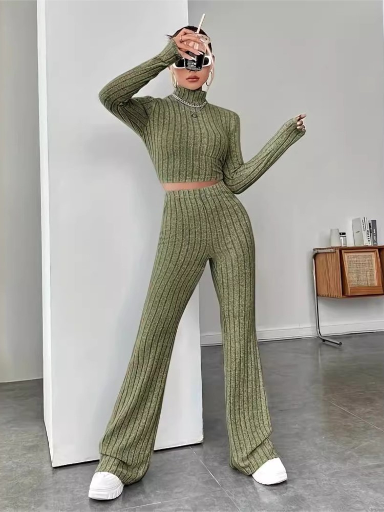 Setelan Rajut 2 Potong Wanita, - Crop Top Crochet ulasan dan harga
