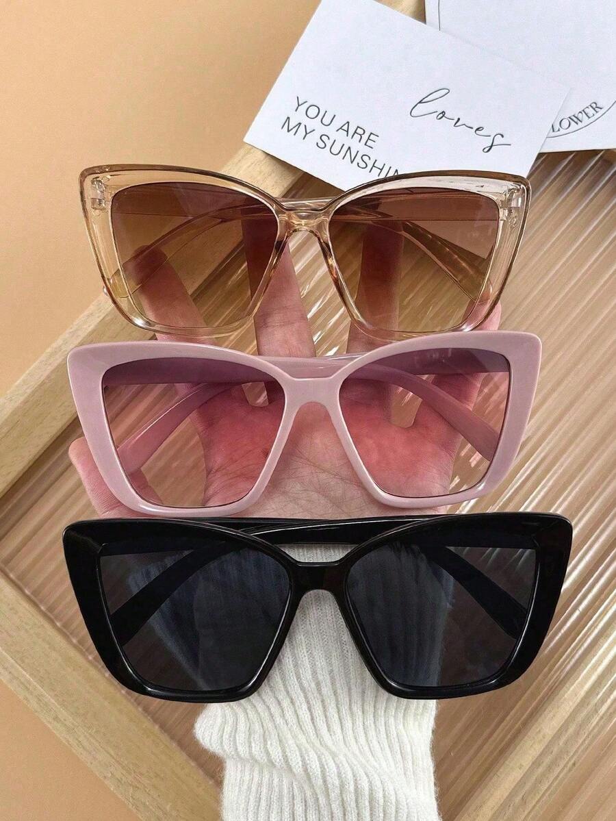 3/4pcs Kacamata Wanita Bingkai - Sunglasses Cat Eye ulasan dan harga