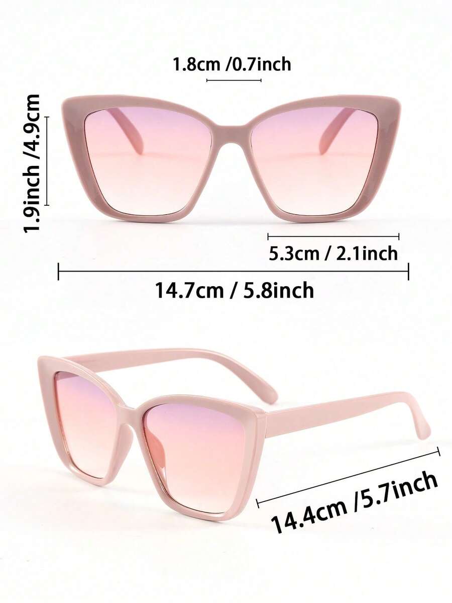 3/4pcs Kacamata Wanita Bingkai - Sunglasses Cat Eye ulasan dan harga