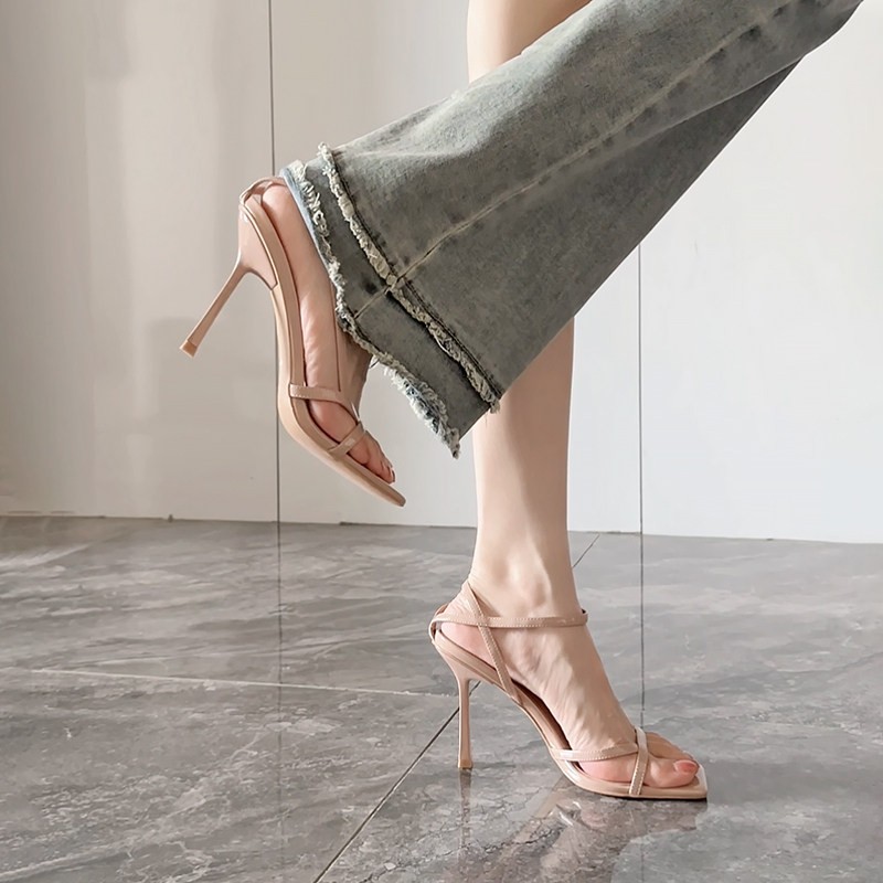 Sandal Stiletto Wanita Xia One - Sandal Strappy Heeled ulasan dan harga